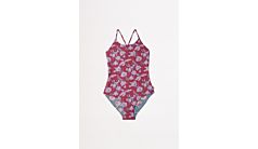 Seafolly Little Girl’s Florence Reversible One-Piece Swimsuit