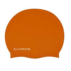 Swimcore Silicone Orange Swim Cap