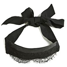 Something Wicked Annabel Leather & Lace Blindfold