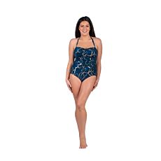 Seaspray Riviera Gathered Front Bandeau One-Piece Swimsuit