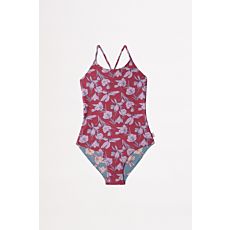 Seafolly Little Girl’s Florence Reversible One-Piece Swimsuit