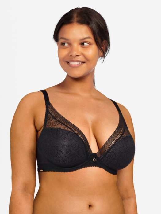 Chantelle FESTIVITE, Reggiseno Coque Sexy, Intimo Donna, Grigio Chantelle FESTIVITE, Reggiseno Coque Sexy, Intimo Donna, Grigio